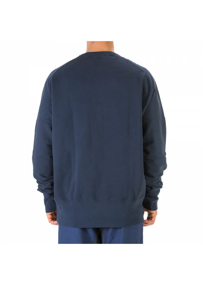 ABBIGLIAMENTO UNISEX FELPA 100% COTONE ORGANICO NAVY BLU WRAD Sconto