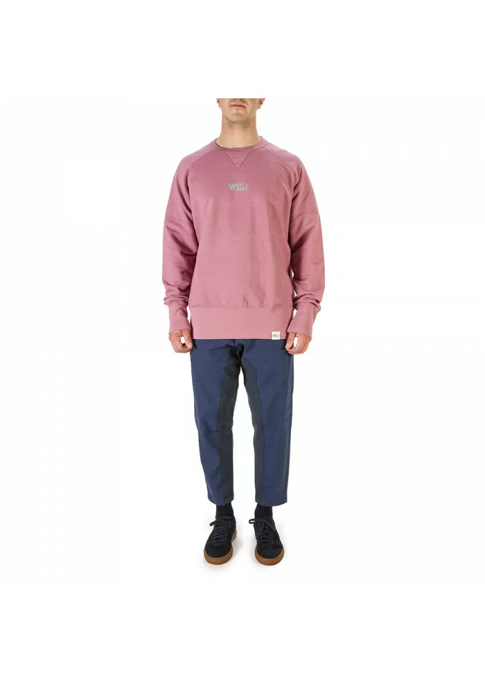 ABBIGLIAMENTO UNISEX FELPA 100% COTONE ORGANICO ROSA ANGURIA WRAD Offerta
