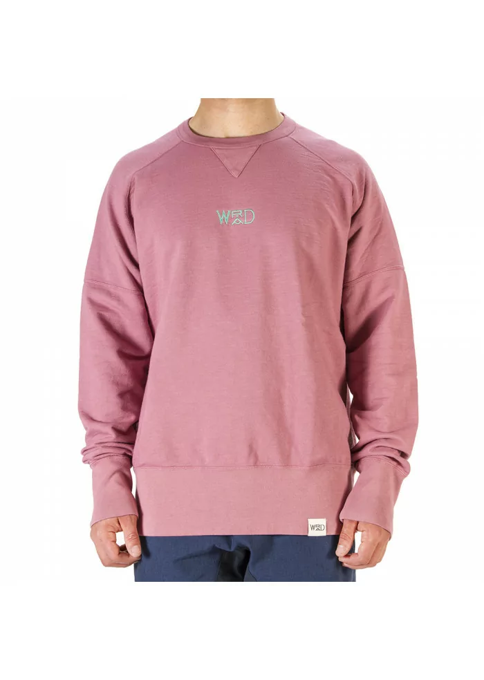 ABBIGLIAMENTO UNISEX FELPA 100% COTONE ORGANICO ROSA ANGURIA WRAD Offerta