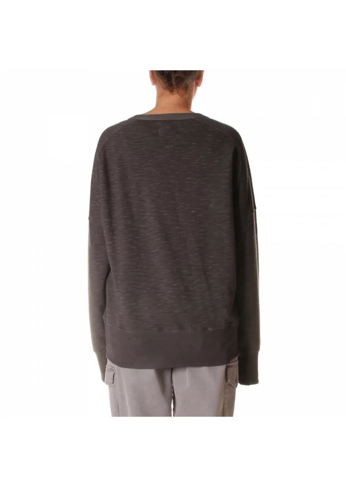 ABBIGLIAMENTO UNISEX FELPA COTONE ORGANICO LOGO GRIGIO WRAD Outlet