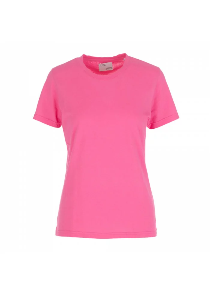 COLORFUL STANDARD | T-SHIRT COTONE FUCSIA Vendita Calda