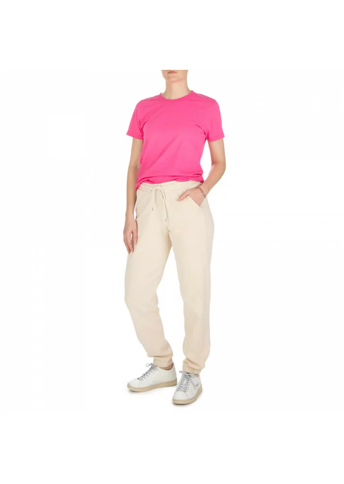 COLORFUL STANDARD | T-SHIRT COTONE FUCSIA Vendita Calda