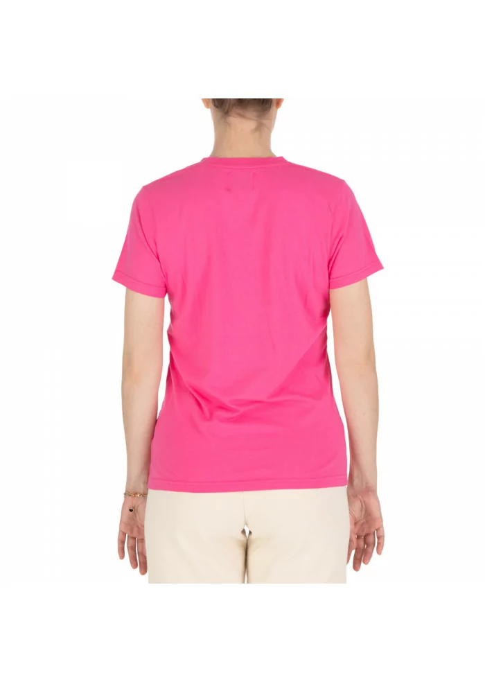 COLORFUL STANDARD | T-SHIRT COTONE FUCSIA Vendita Calda