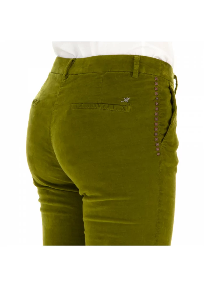 MASON'S | PANTALONI DONNA "NEW YORK" VERDE Saldi Di Fabbrica