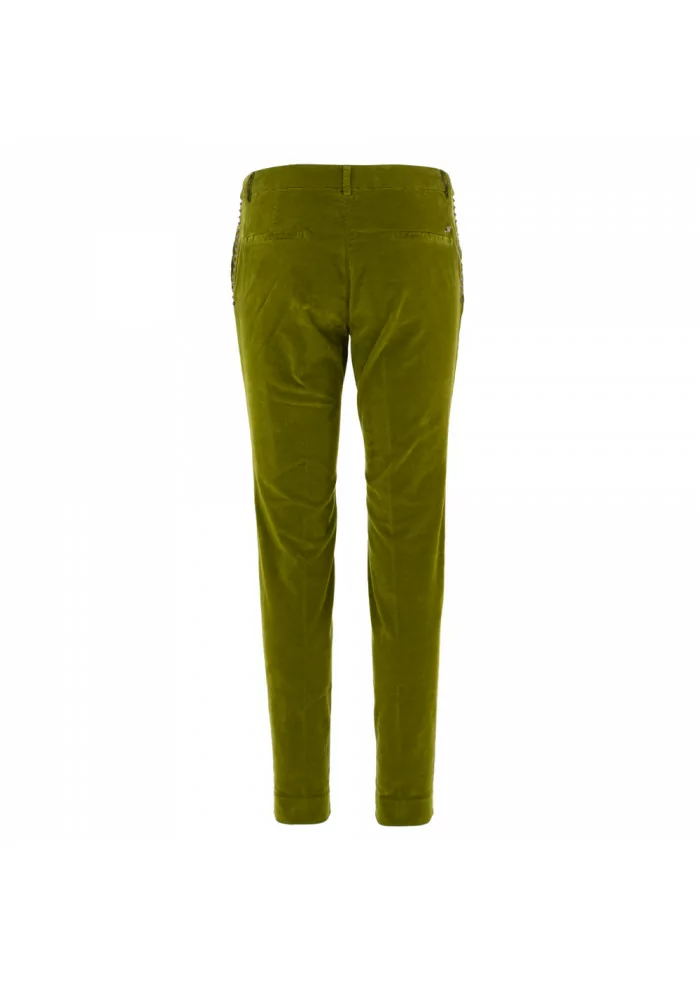 MASON'S | PANTALONI DONNA "NEW YORK" VERDE Saldi Di Fabbrica