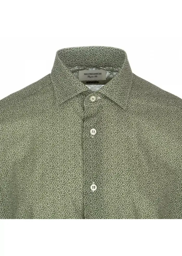 MASTRICAMICIAI | CAMICIA COTONE LUCA VERDE Nuova