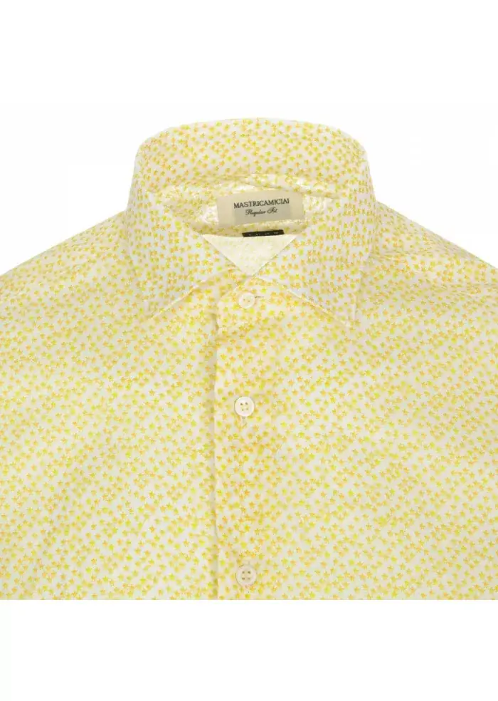 MASTRICAMICIAI | CAMICIA COTONE LUCA GIALLO Moda