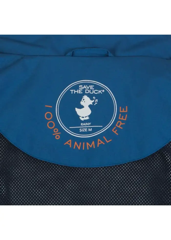 SAVE THE DUCK | IMPERMEABILE DARK FINLAY BLU Prezzo di fabbrica