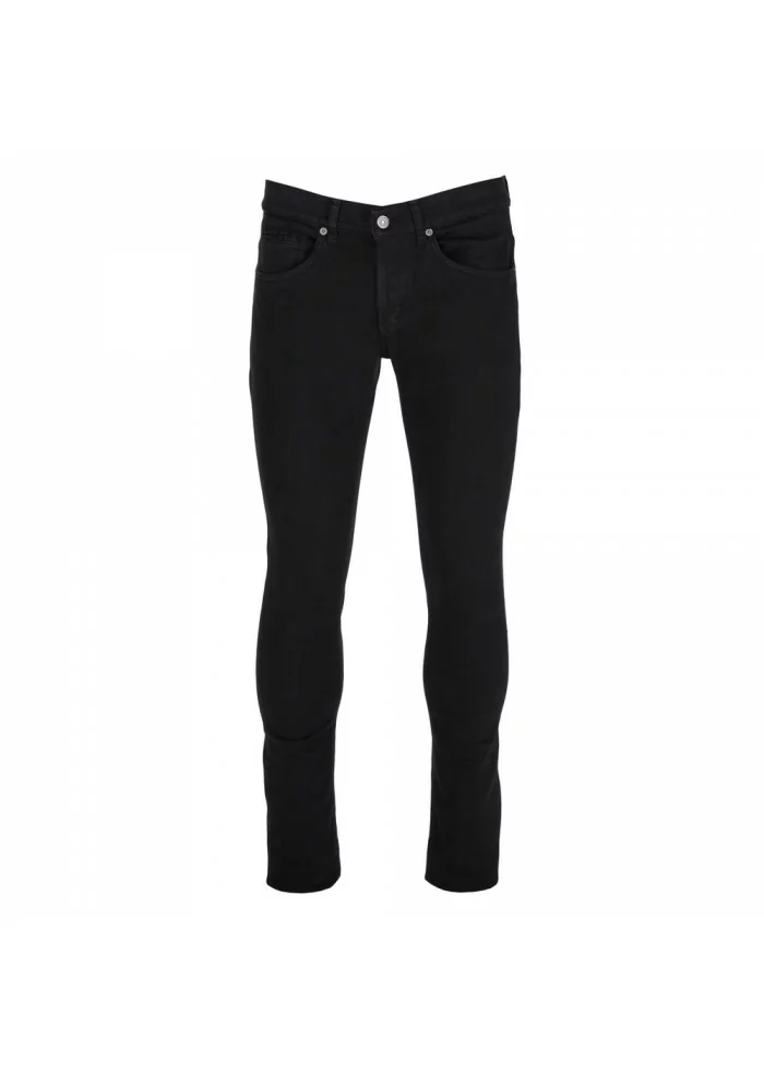 DONDUP | PANTALONI GEORGE COTONE NERO Offerta natalizia