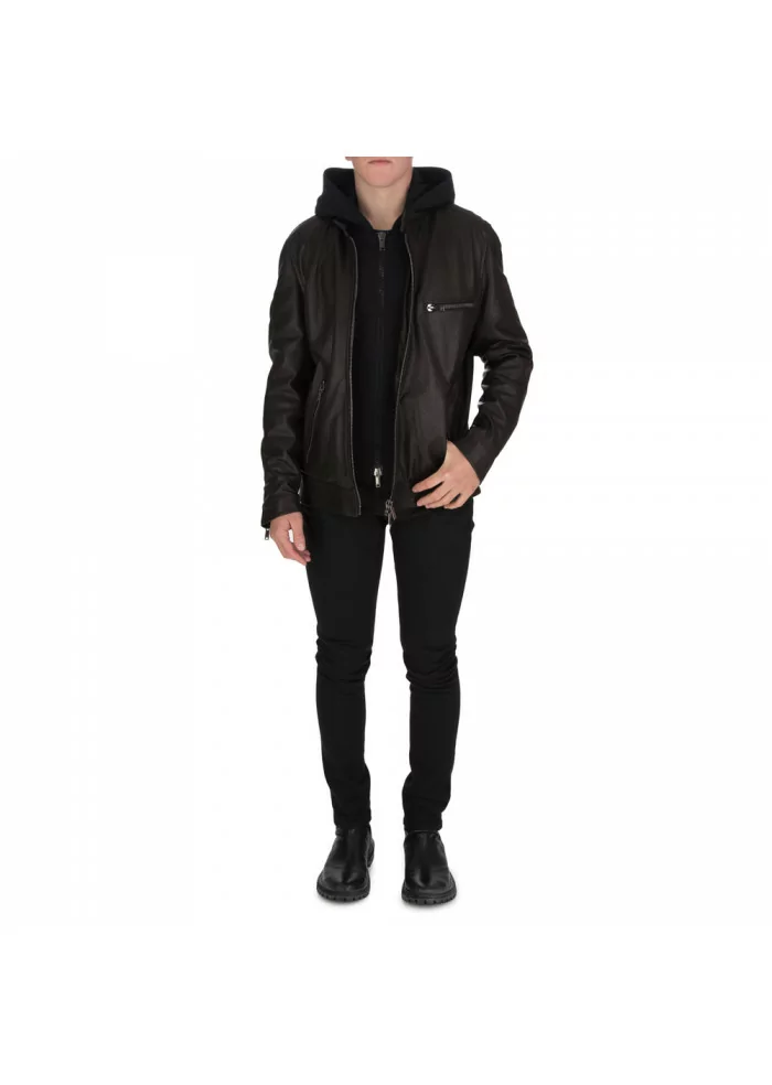 DONDUP | PANTALONI GEORGE COTONE NERO Offerta natalizia