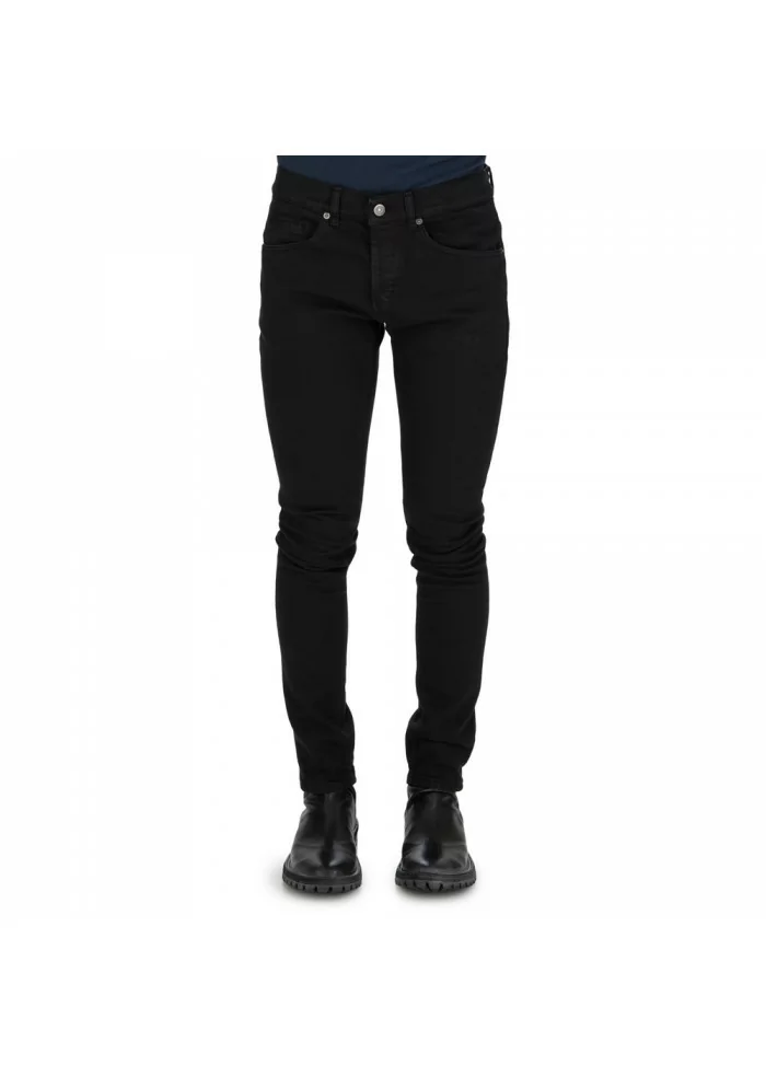 DONDUP | PANTALONI GEORGE COTONE NERO Offerta natalizia
