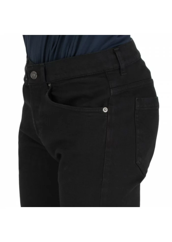 DONDUP | PANTALONI GEORGE COTONE NERO Offerta natalizia