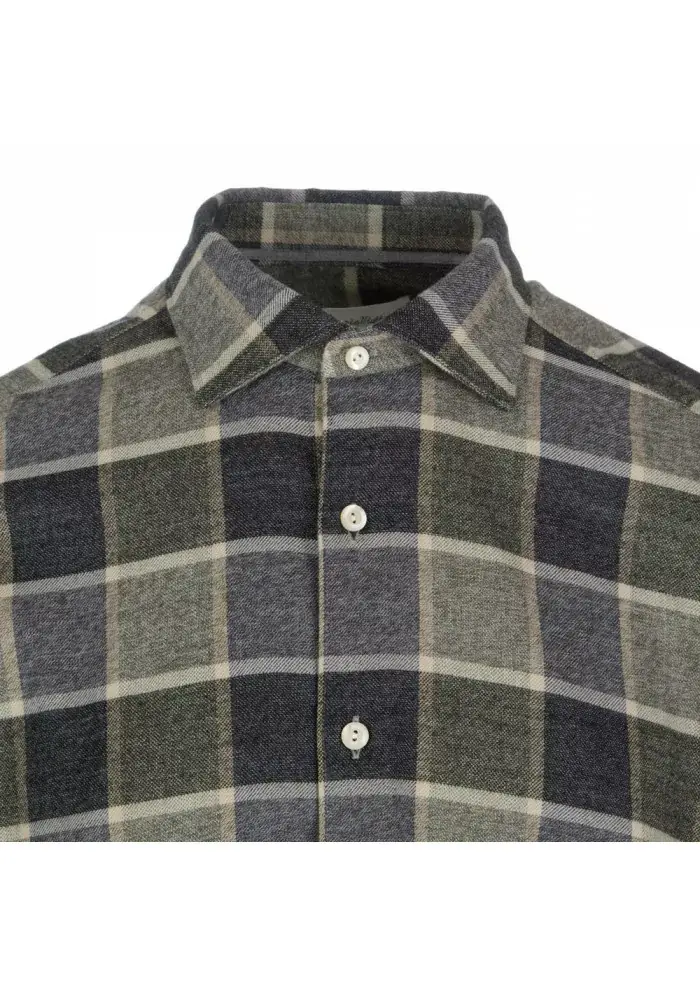 TINTORIA MATTEI 954 | CAMICIA COTONE GRIGIO Offerta Giorno del Papà