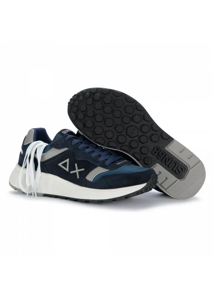 SUN68 | SNEAKERS UOMO DADDY 07 BLU LACCI DI RICAMBIO Offerta migliore