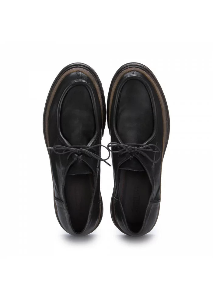 PAWELK'S | SCARPE ALLACCIATE BANDA IN PELLE NERO Offerte esclusive