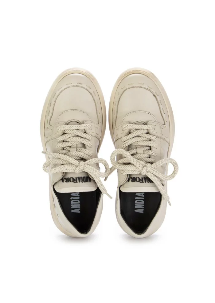 ANDIA FORA | SNEAKERS LEA PELLE GRIGIO CHIARO Enormi risparmi