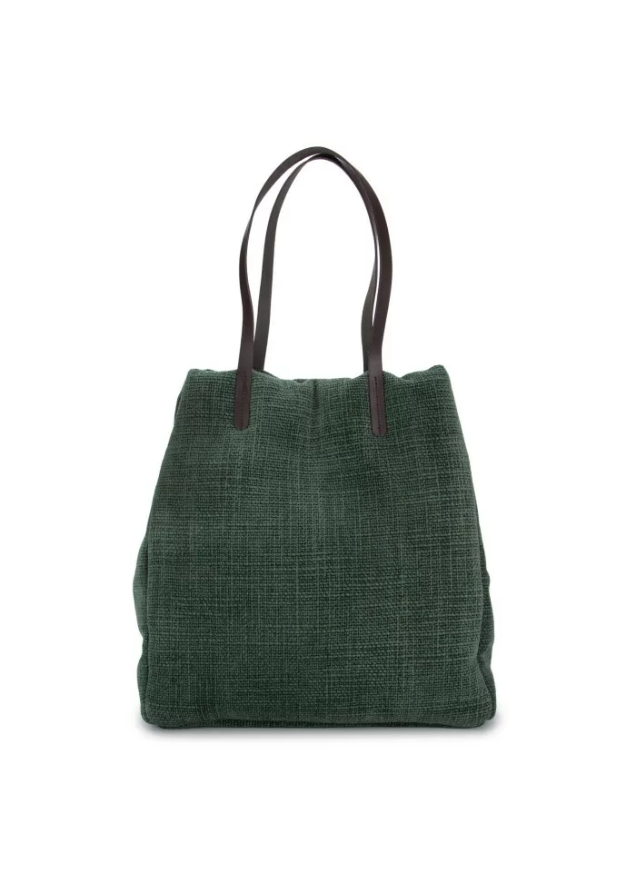 LE DAF | BORSA SHOPPER DANIMARCA VERDE SCURO Sconti VIP