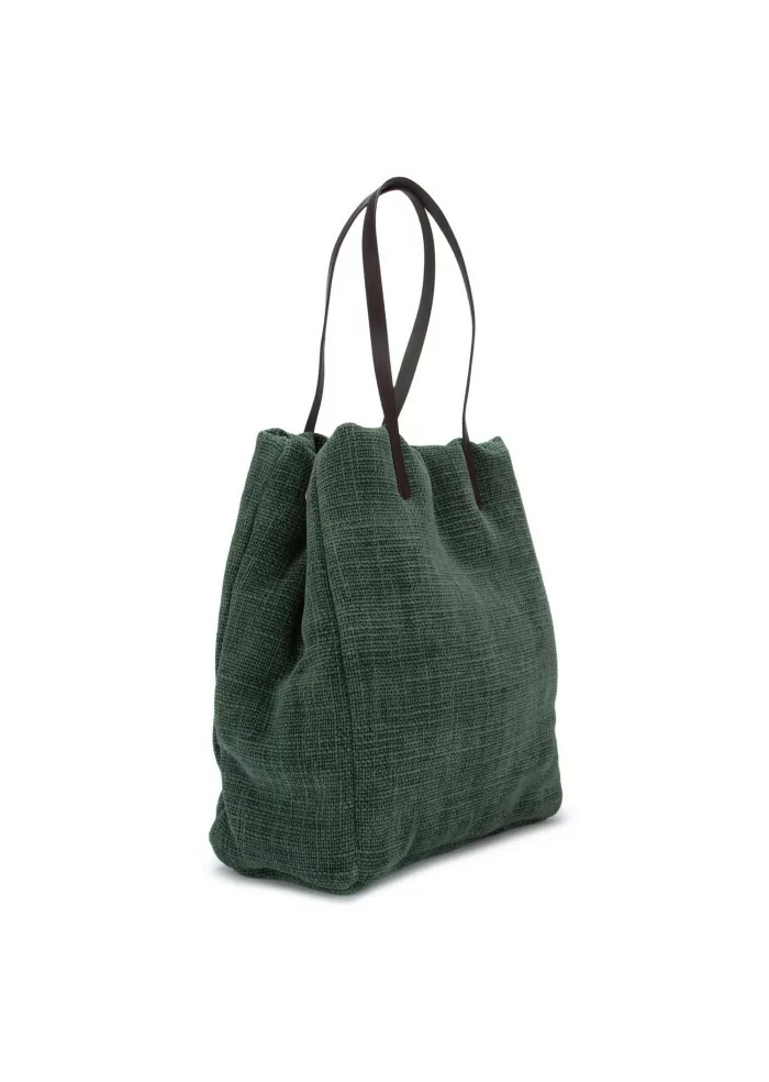 LE DAF | BORSA SHOPPER DANIMARCA VERDE SCURO Sconti VIP