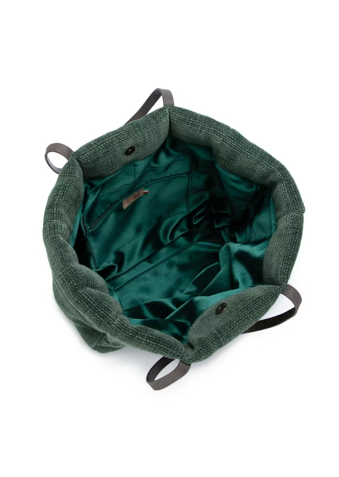 LE DAF | BORSA SHOPPER DANIMARCA VERDE SCURO Sconti VIP