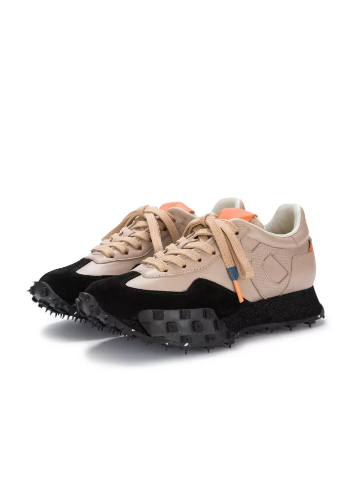 BARRACUDA | SNEAKERS PELLE CAMOSCIO ROSA NUDE NERO Prezzo basso