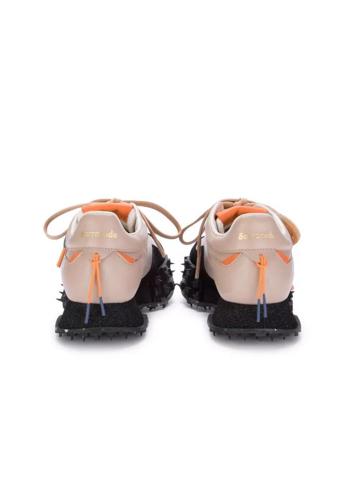 BARRACUDA | SNEAKERS PELLE CAMOSCIO ROSA NUDE NERO Prezzo basso