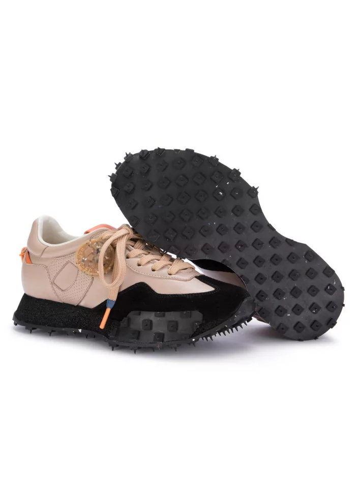 BARRACUDA | SNEAKERS PELLE CAMOSCIO ROSA NUDE NERO Prezzo basso