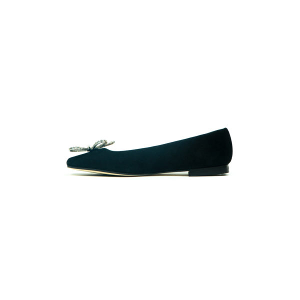 Prosperine Ballerina da Donna in Camoscio con Accessorio Duty-free