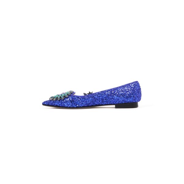 Prosperine Ballerina da Donna in Glitter con Ricamo Sconto