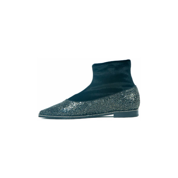 Prosperine Stivaletto da Donna in Tessuto Glitter Presa