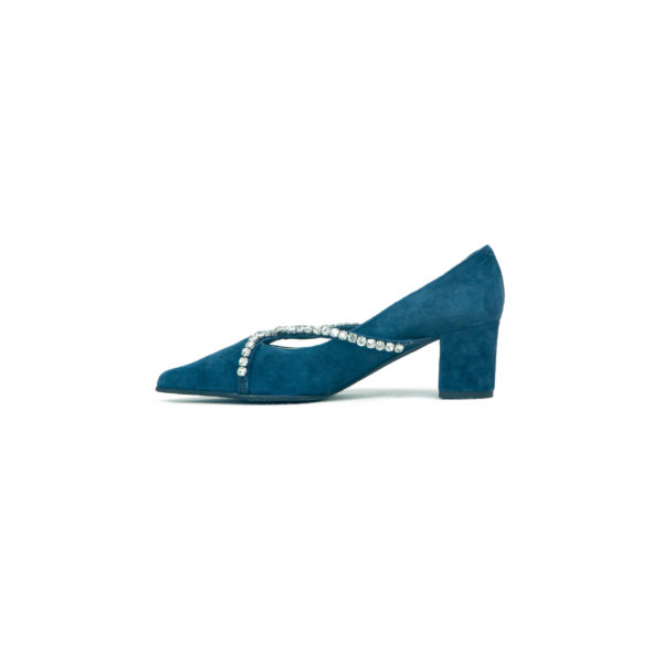 Prosperine Decolletè da Donna in Camoscio con Swarovski Fino al 60% di sconto