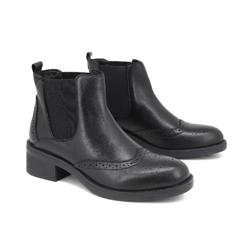 Queen Helena Chelsea Boots - QH20_V-01 - vera pelle Affare Del Giorno