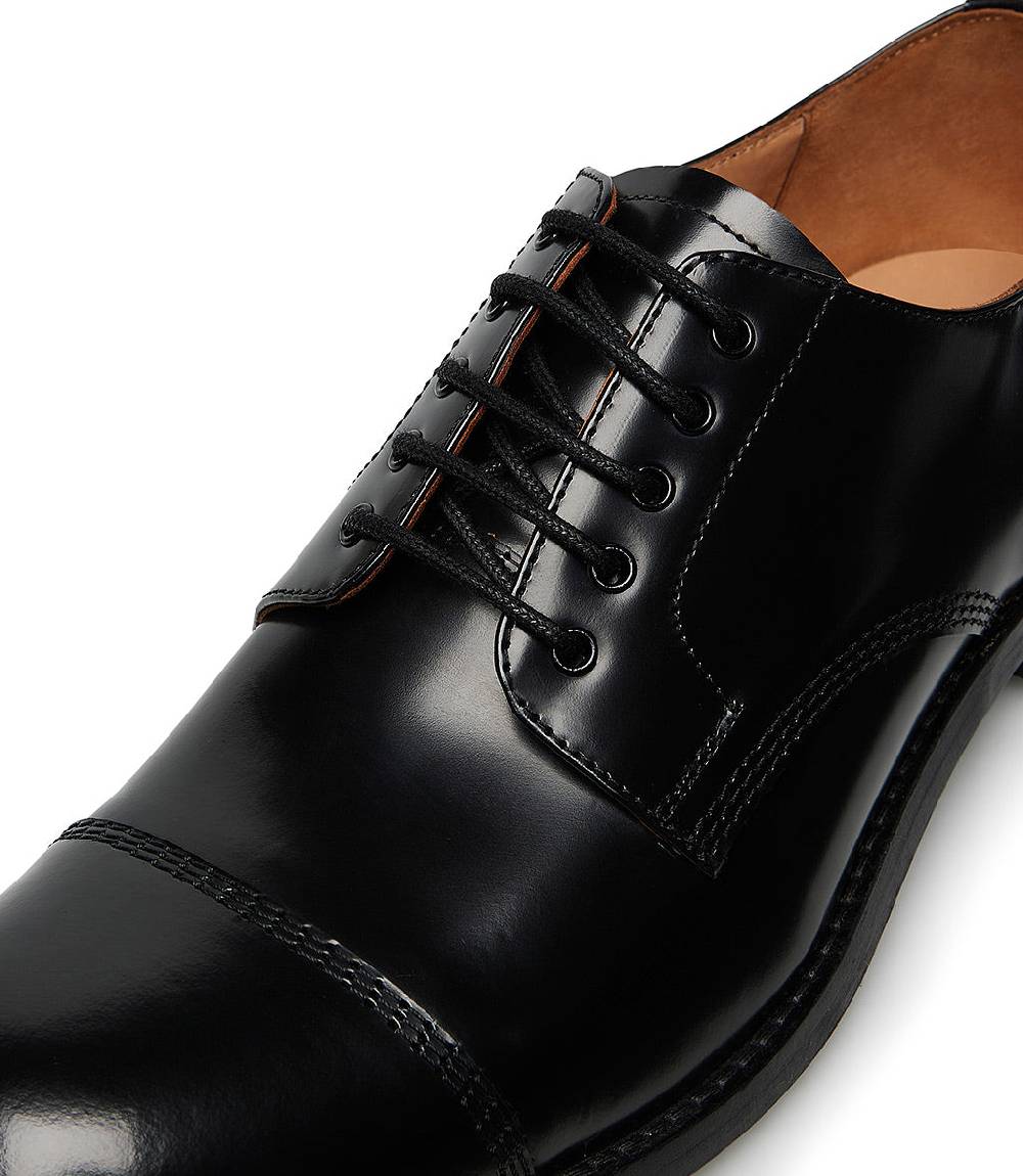 Loriblu Oxford in vitello spazzolato nero Nuova