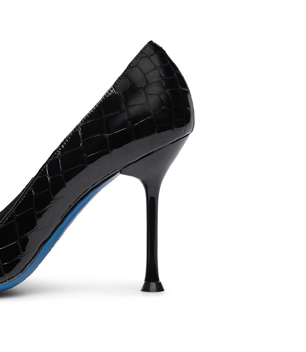 Loriblu Decollete in vernice testurizzata nera Saldi