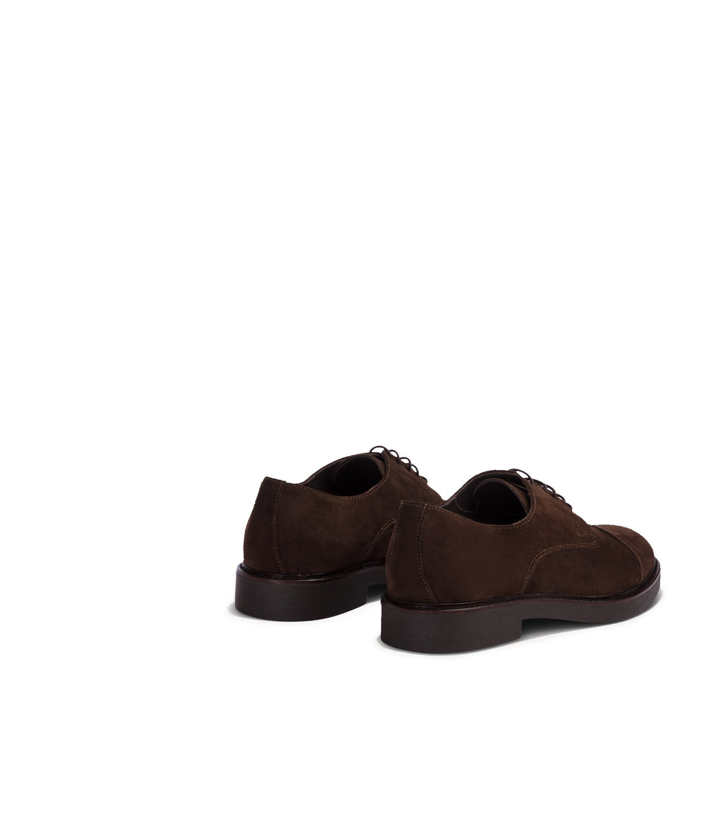 Loriblu Derby in camoscio marrone Latest stili