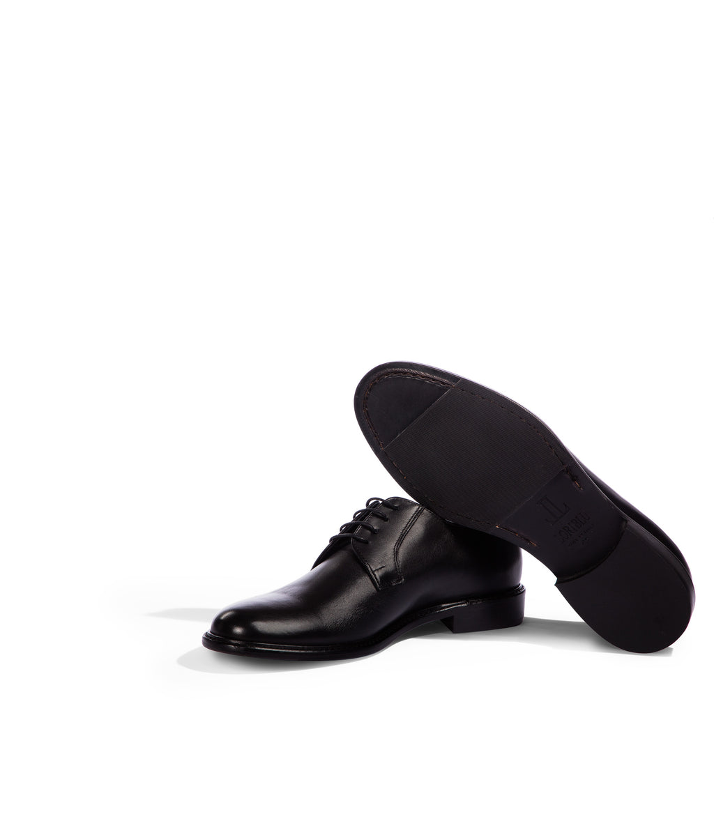 Loriblu Stringate derby in pelle nera Offerta speciale della fabbrica