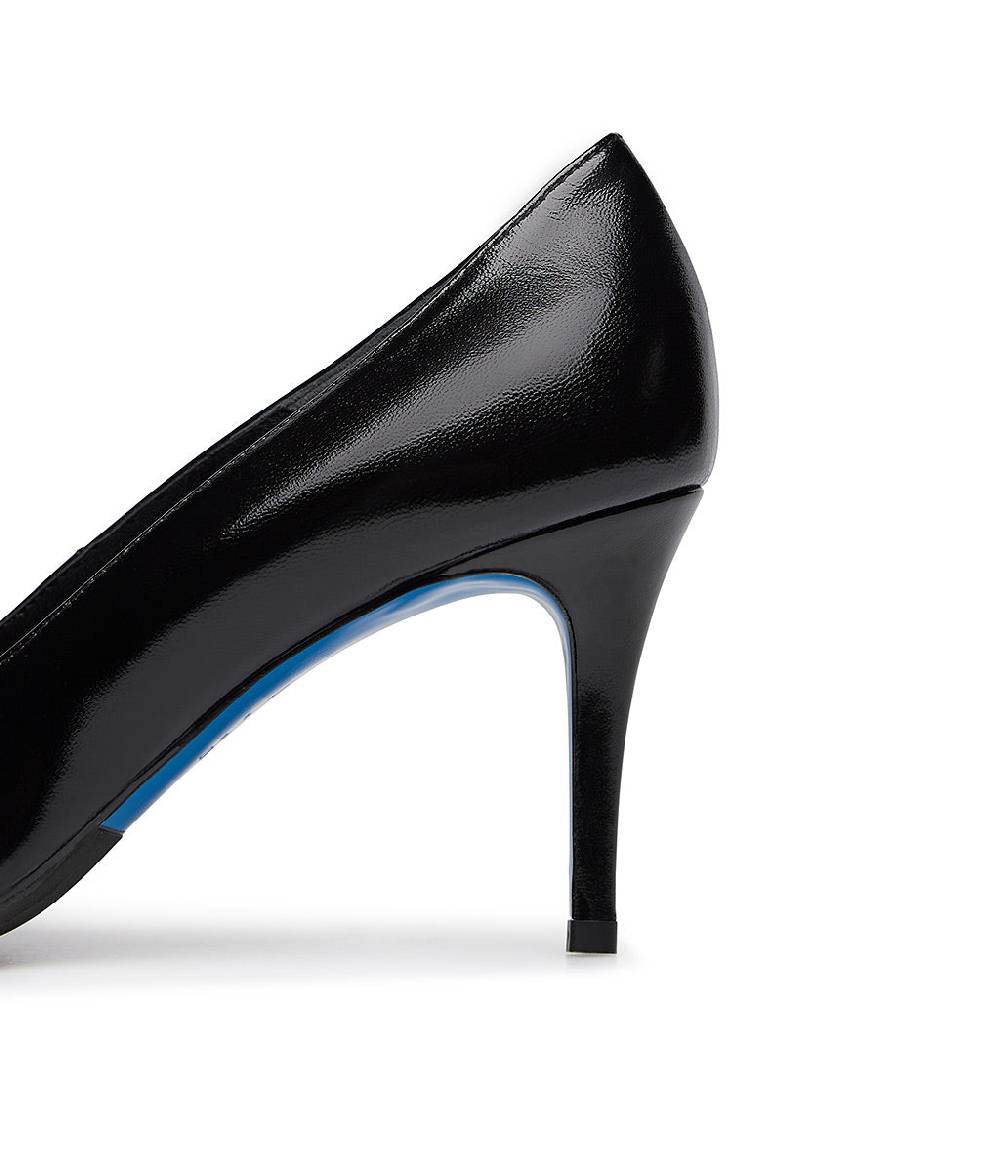 Loriblu Décolleté in pelle lucida nero Duty-free