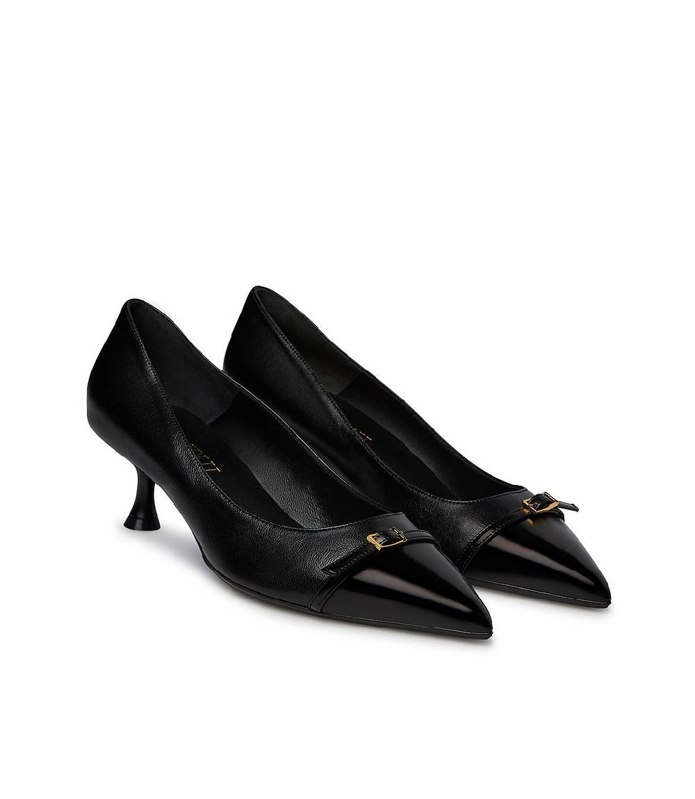 Loriblu Décolleté in nappa nera Vendita Calda