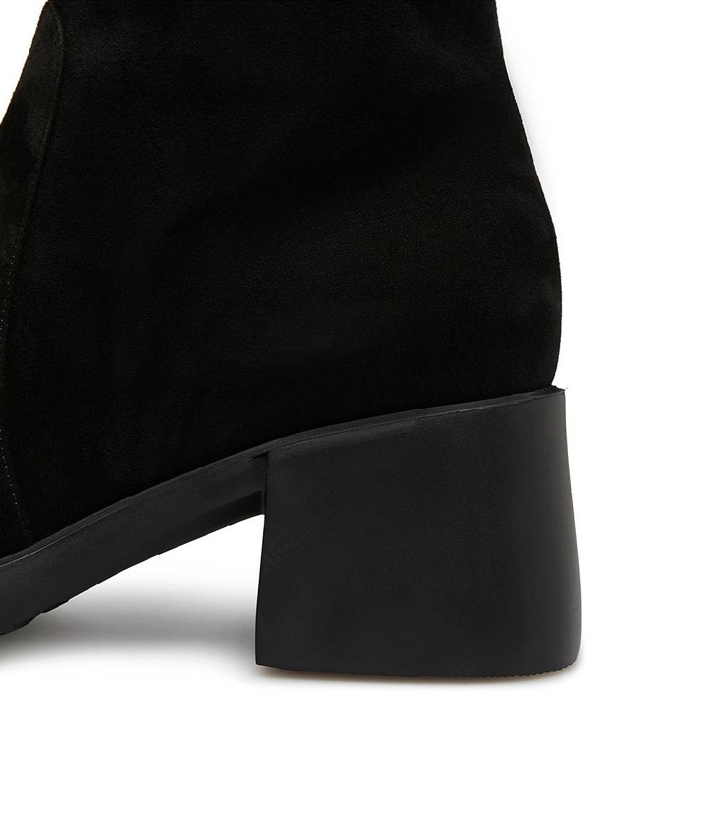 Loriblu Stivaletto in camoscio con fodera shearling Negozio