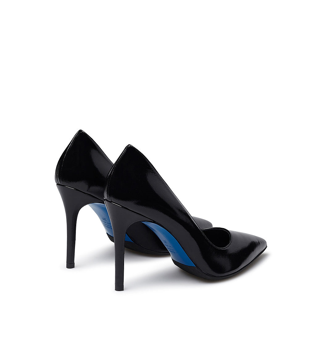 Loriblu Décolleté in pelle lucida nero Flash Sale