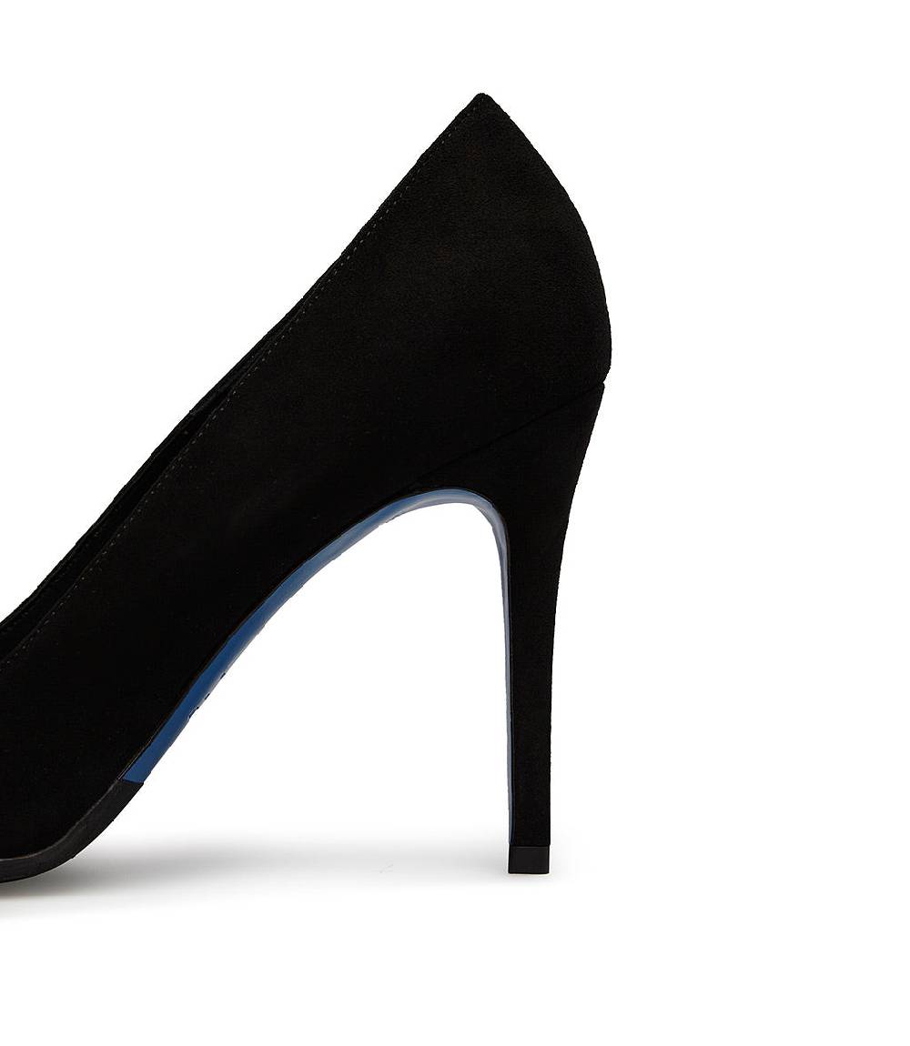 Loriblu Décolleté in nappa nera con cristalli Shopping online