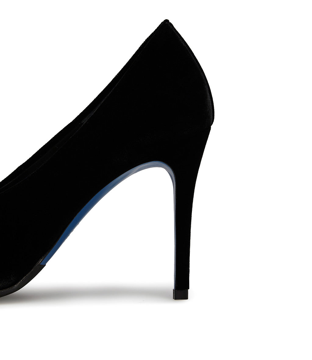 Loriblu Décolleté in velluto nero Offerta esclusiva