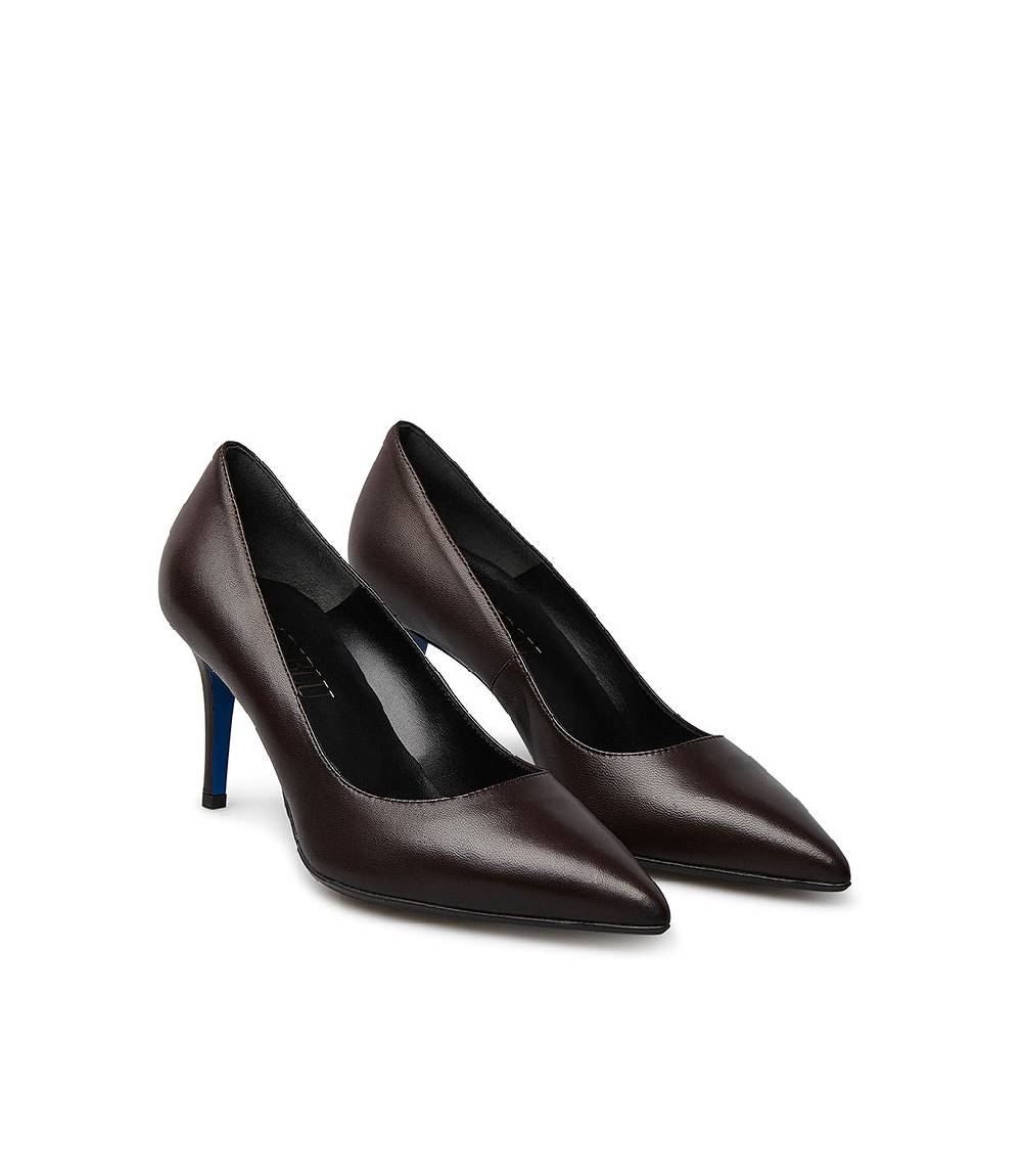 Loriblu Décolleté in nappa marrone TdM Grandi sconti