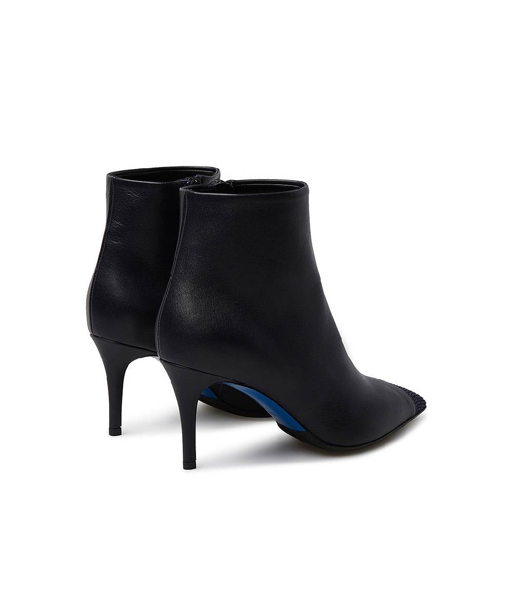 Loriblu Stivaletti in nappa blu con cristalli Comprane uno, ottenene uno gratis