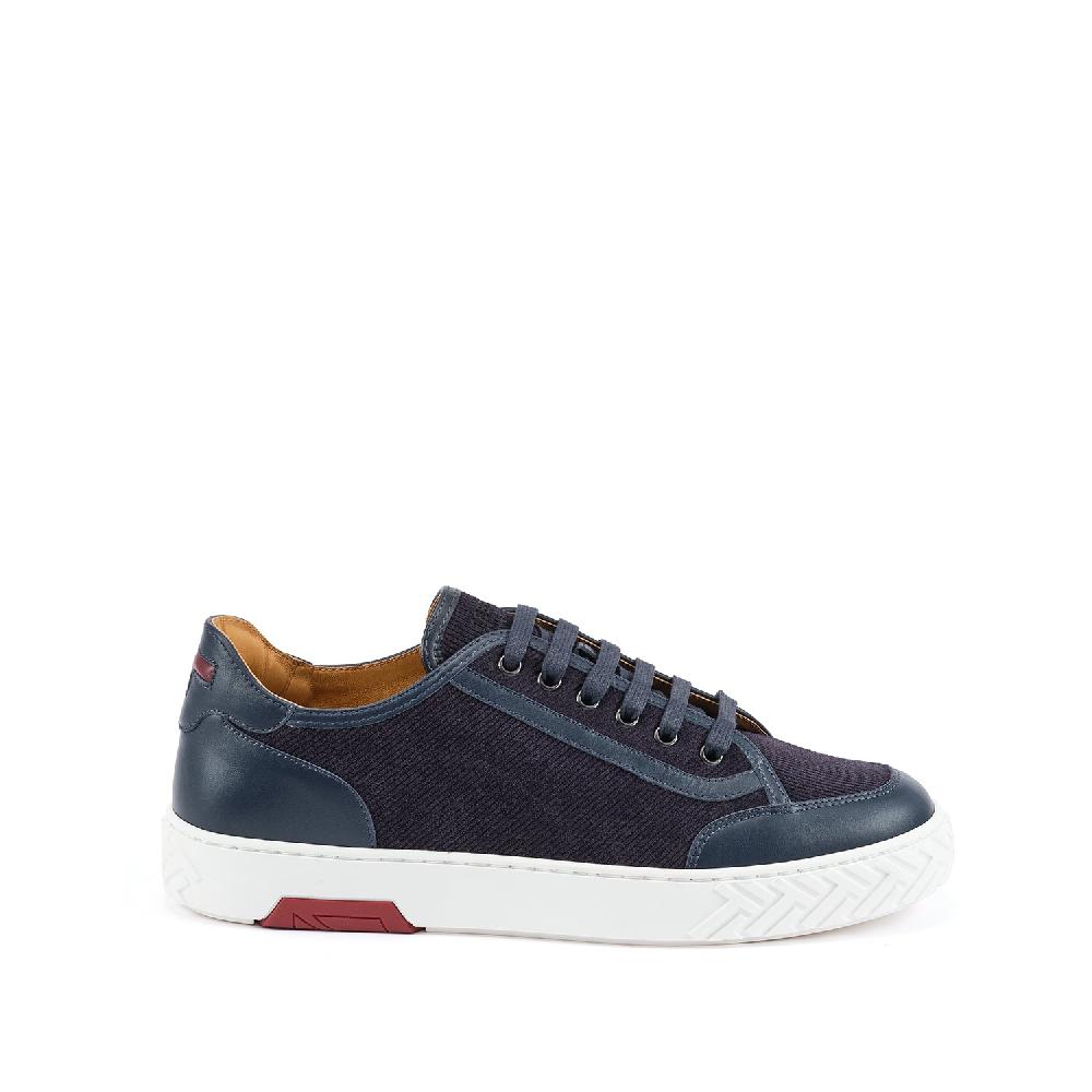 A.Testoni RAVENNA SNEAKER VELVET SUEDE CALF+CALF ° Promozione Limitata