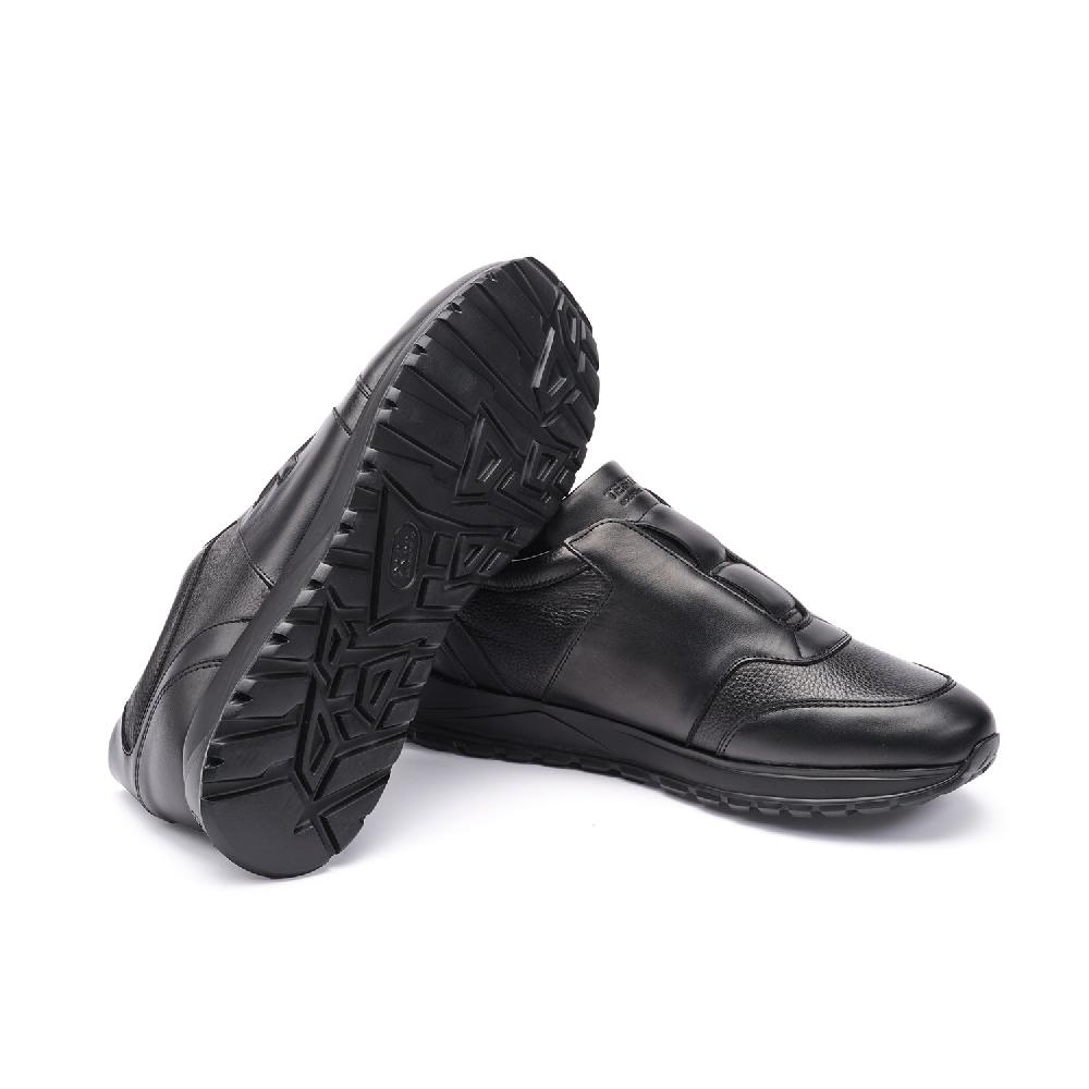 A.Testoni CUNEO SNEAKER SPORT NAPA CALF + GRAINED CALF Prezzo Ridotto