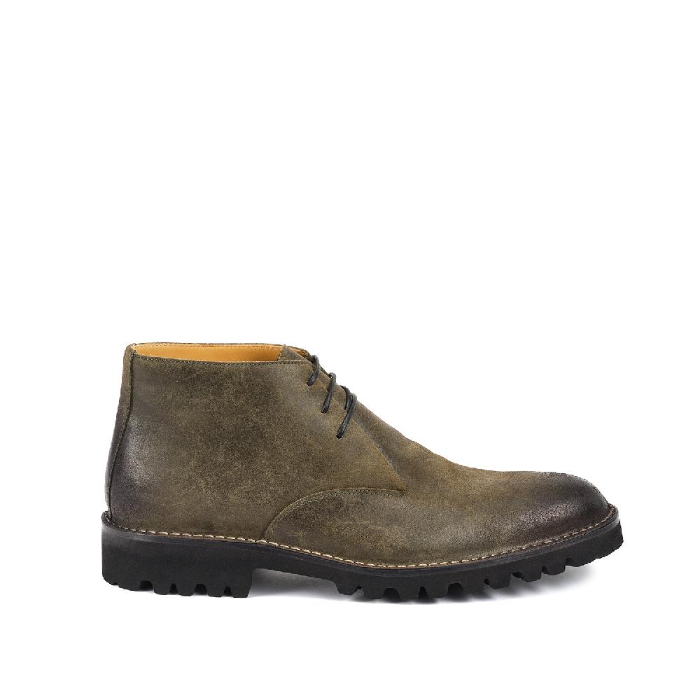 A.Testoni COURMAYEUR DESERT WAX SUEDE CALF Presa