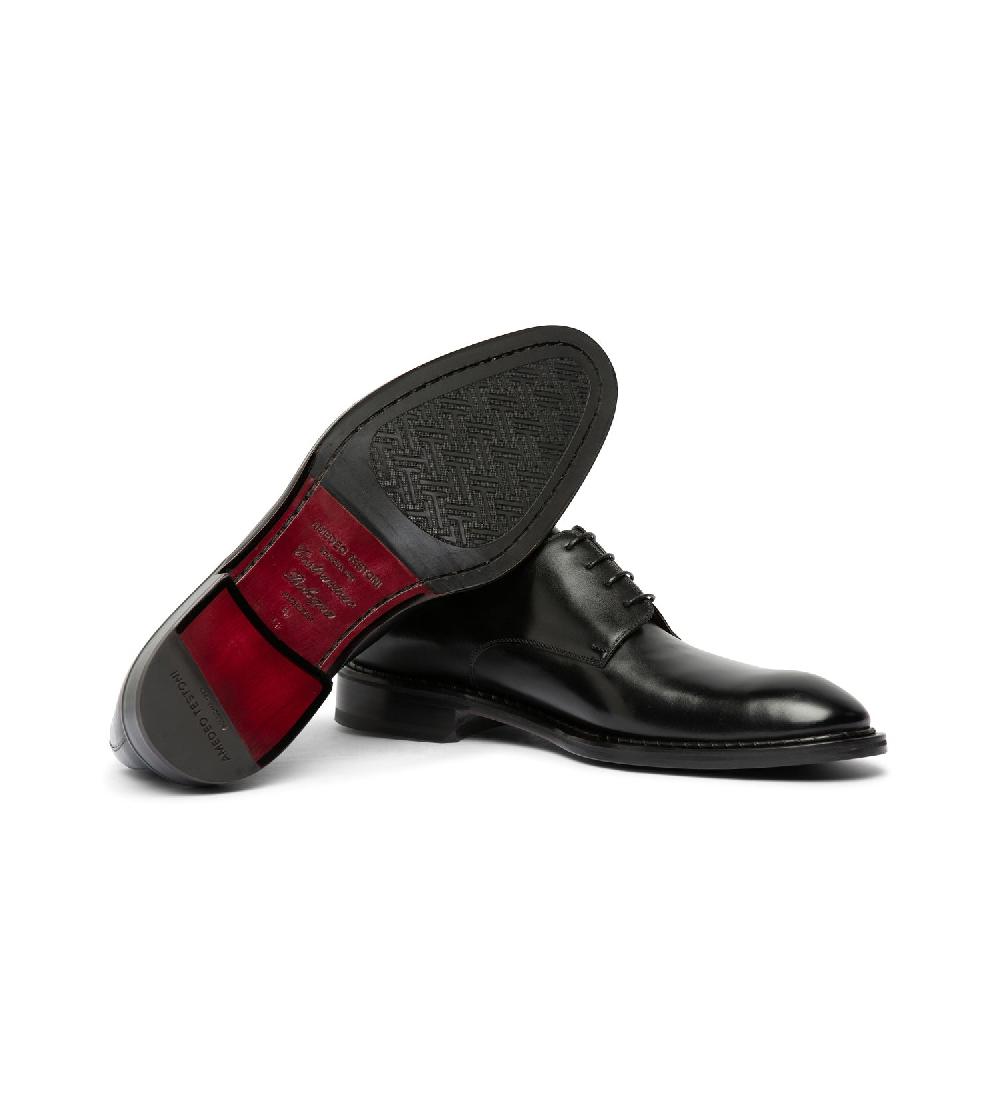 A.Testoni VENEZIA DERBY IN PELLE Saldi Di Fabbrica