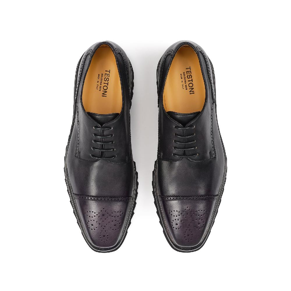 A.Testoni BOLGHERI DERBY SOFT DELAVE' CALF Nuova