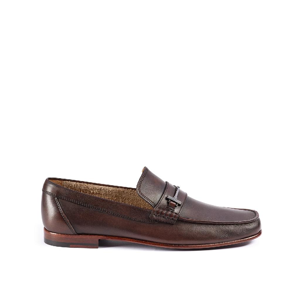 A.Testoni BRACCIANO MOCCASIN UNLINED SOFT DELAVE CALF ° In Linea