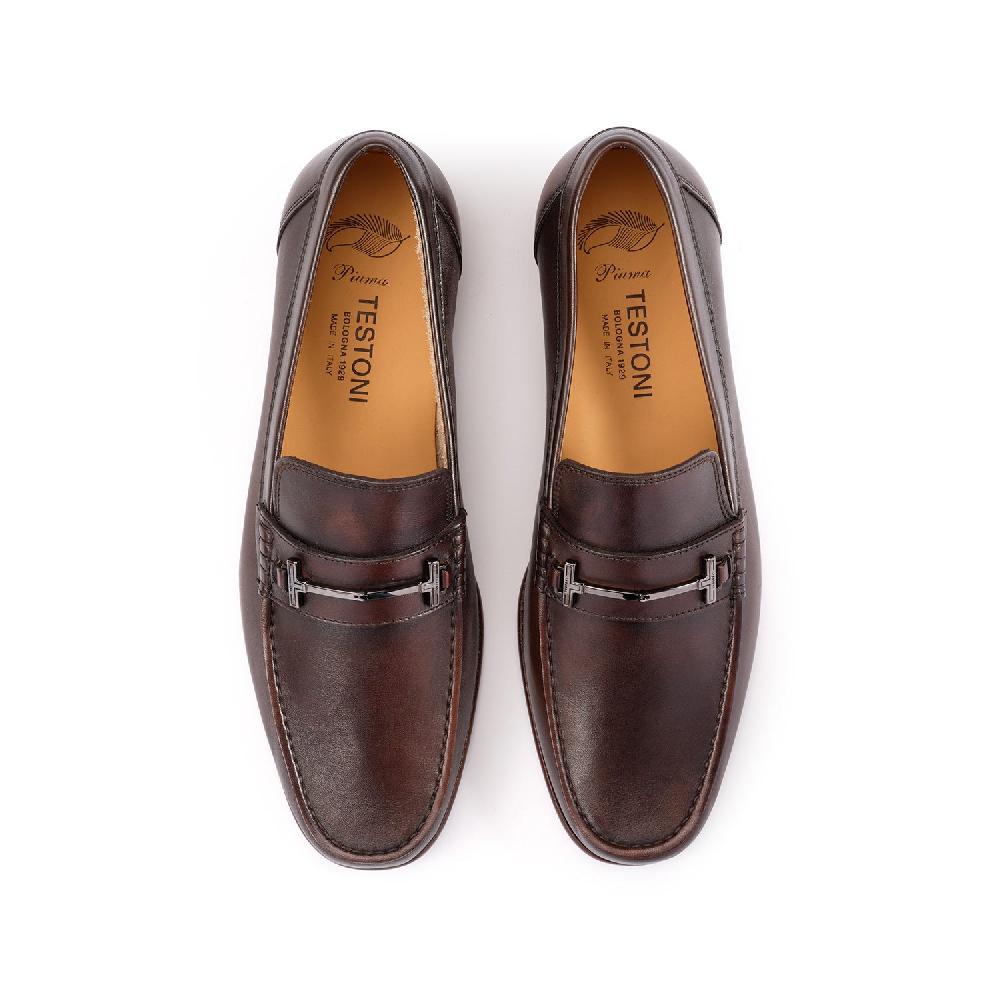 A.Testoni BRACCIANO MOCCASIN UNLINED SOFT DELAVE CALF ° In Linea